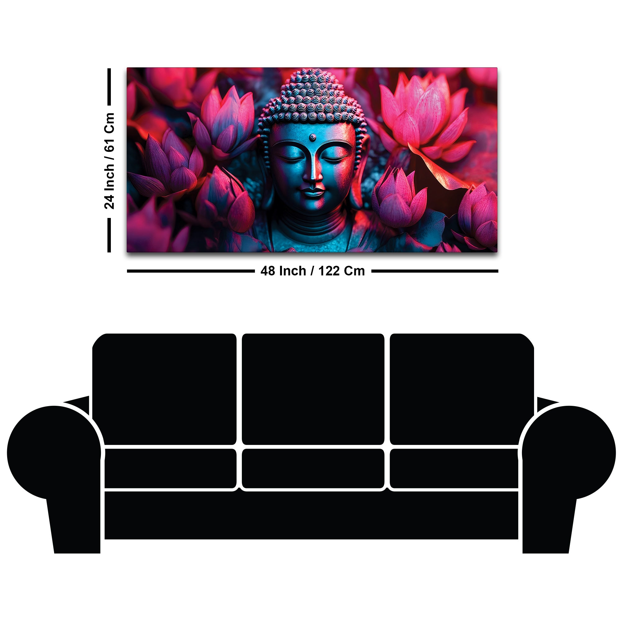 Classic Buddha Painting for Spiritual Decor