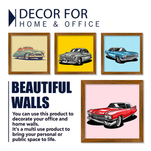 Classic Car Art Gallery Wall Frame Set of Four