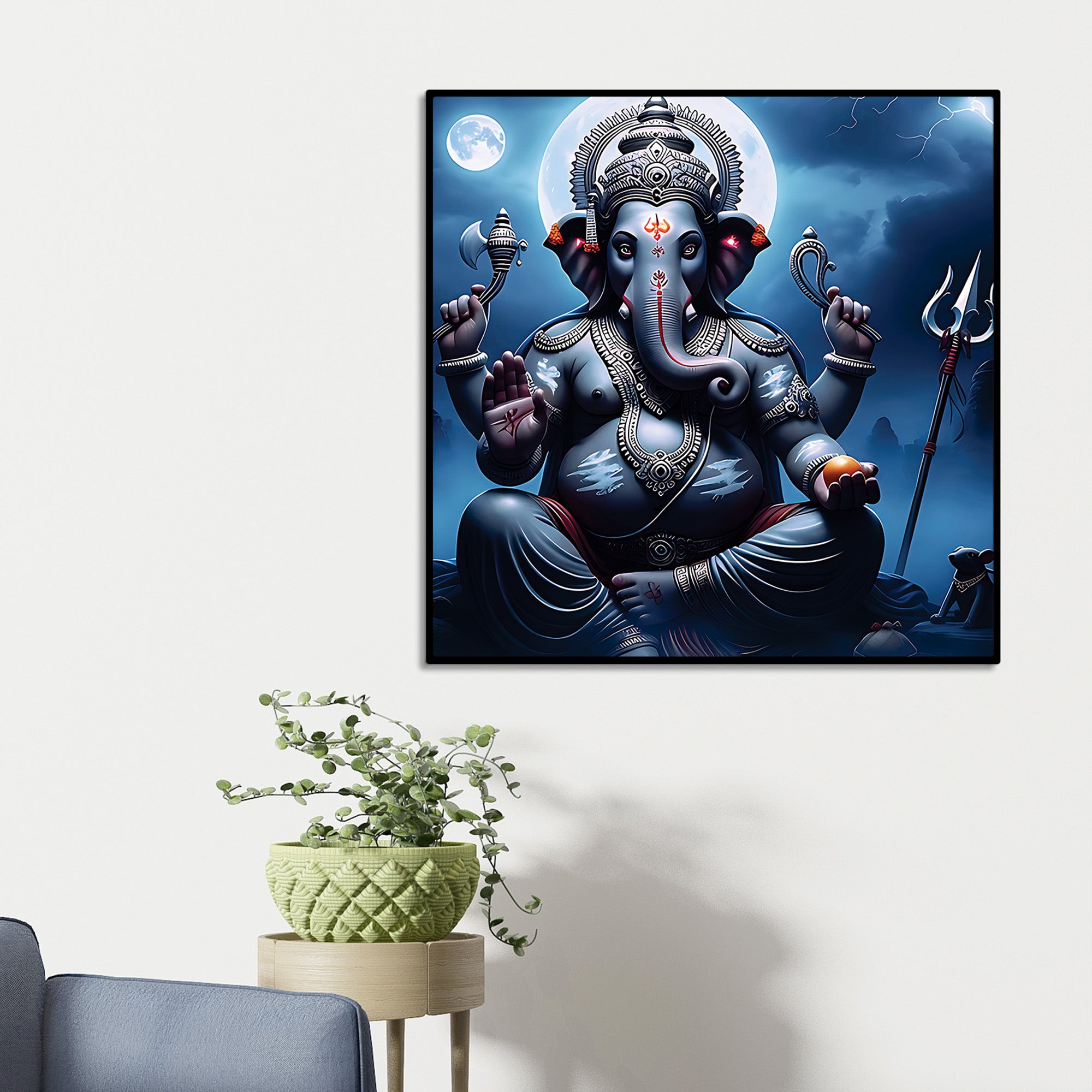 Classic Ganesha Wall Décor Painting