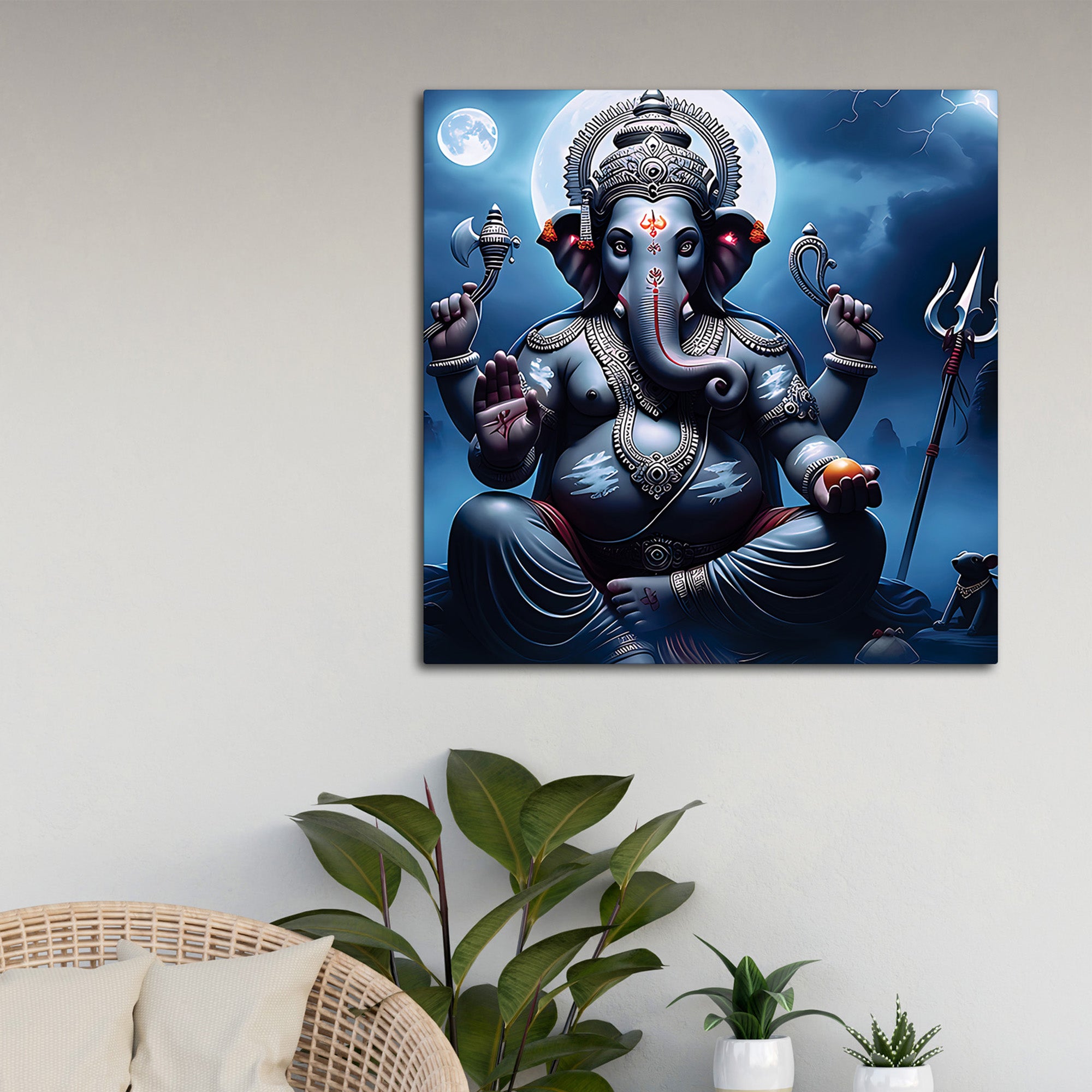 Classic Ganesha Wall Décor Painting