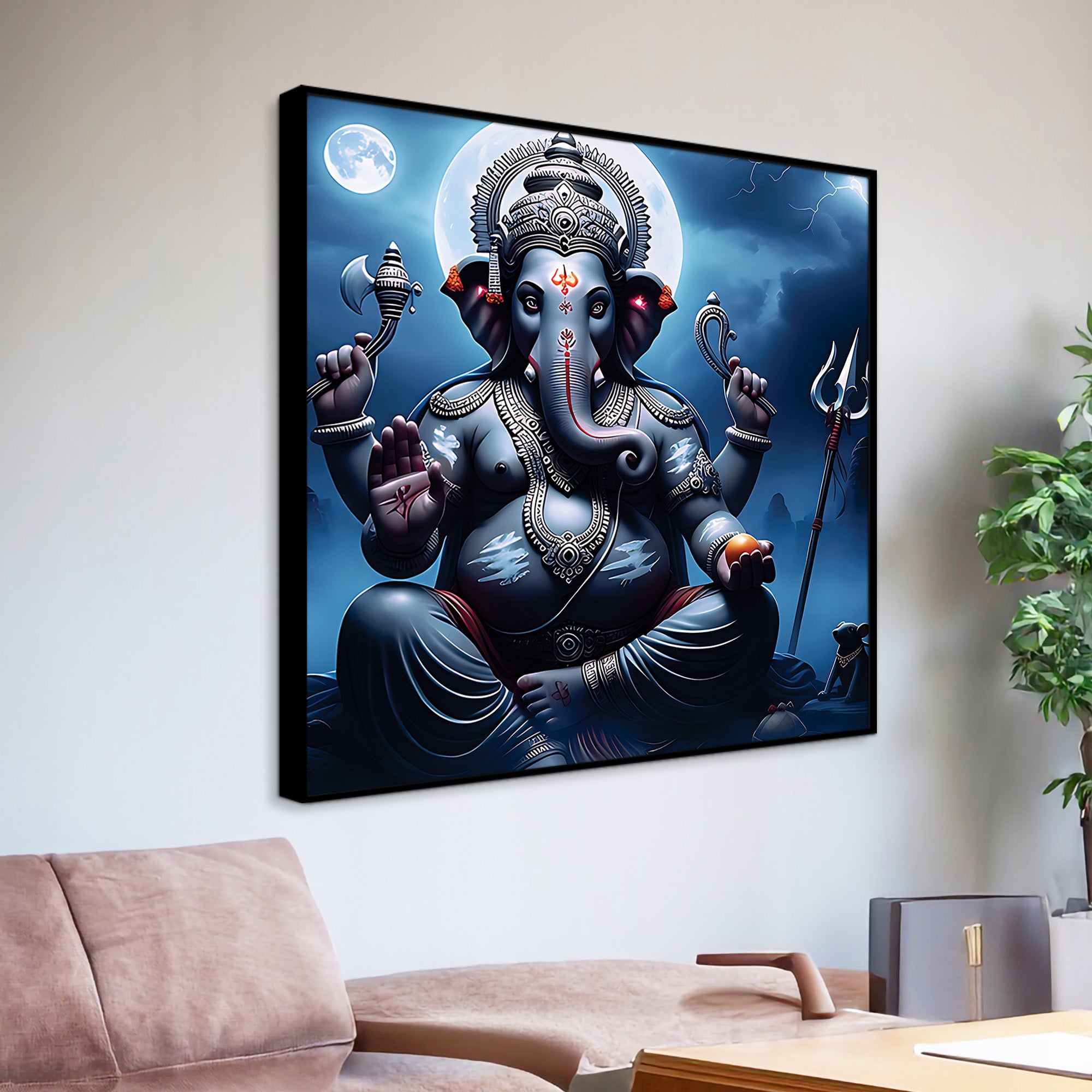 Classic Ganesha Wall Décor Painting