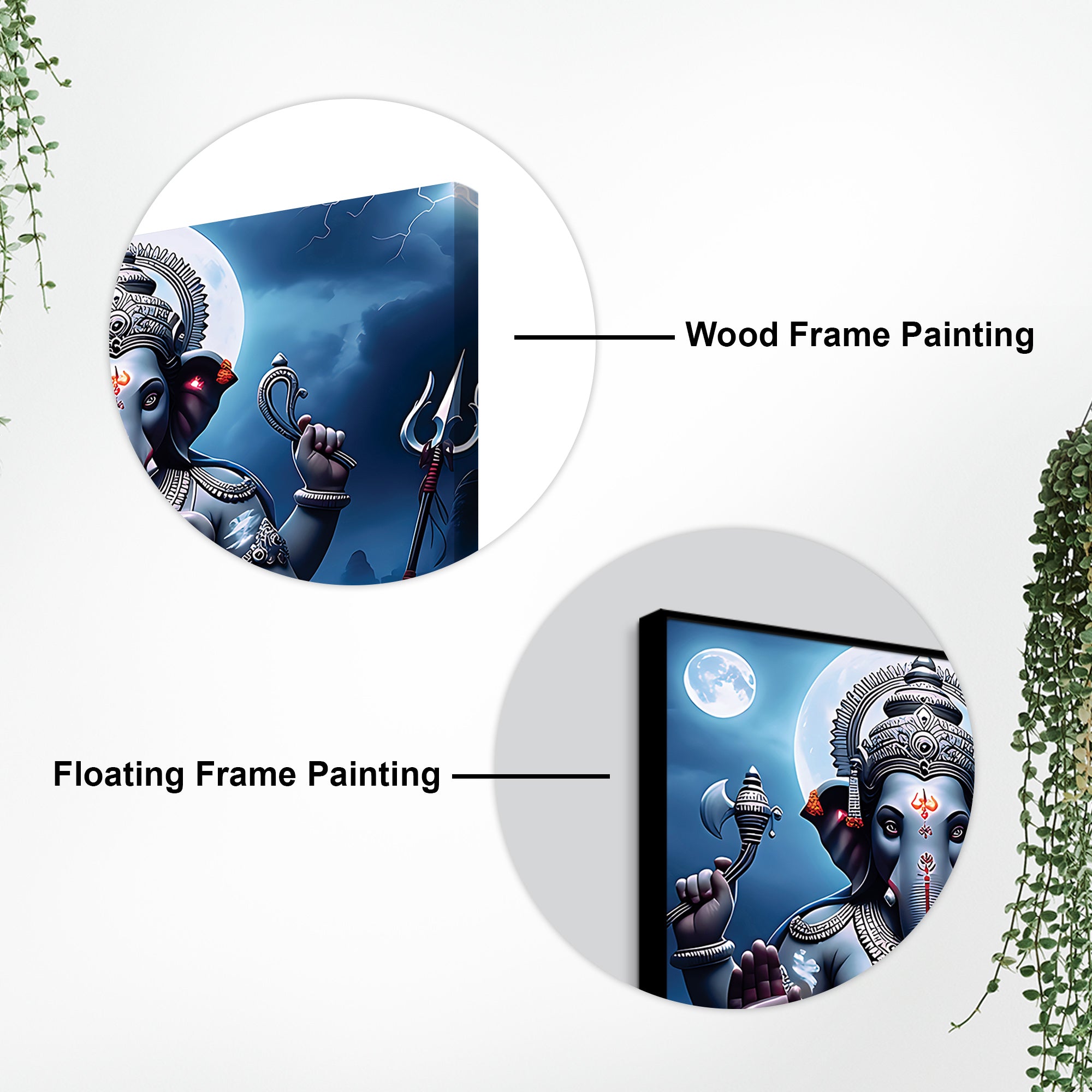 Classic Ganesha Wall Décor Painting