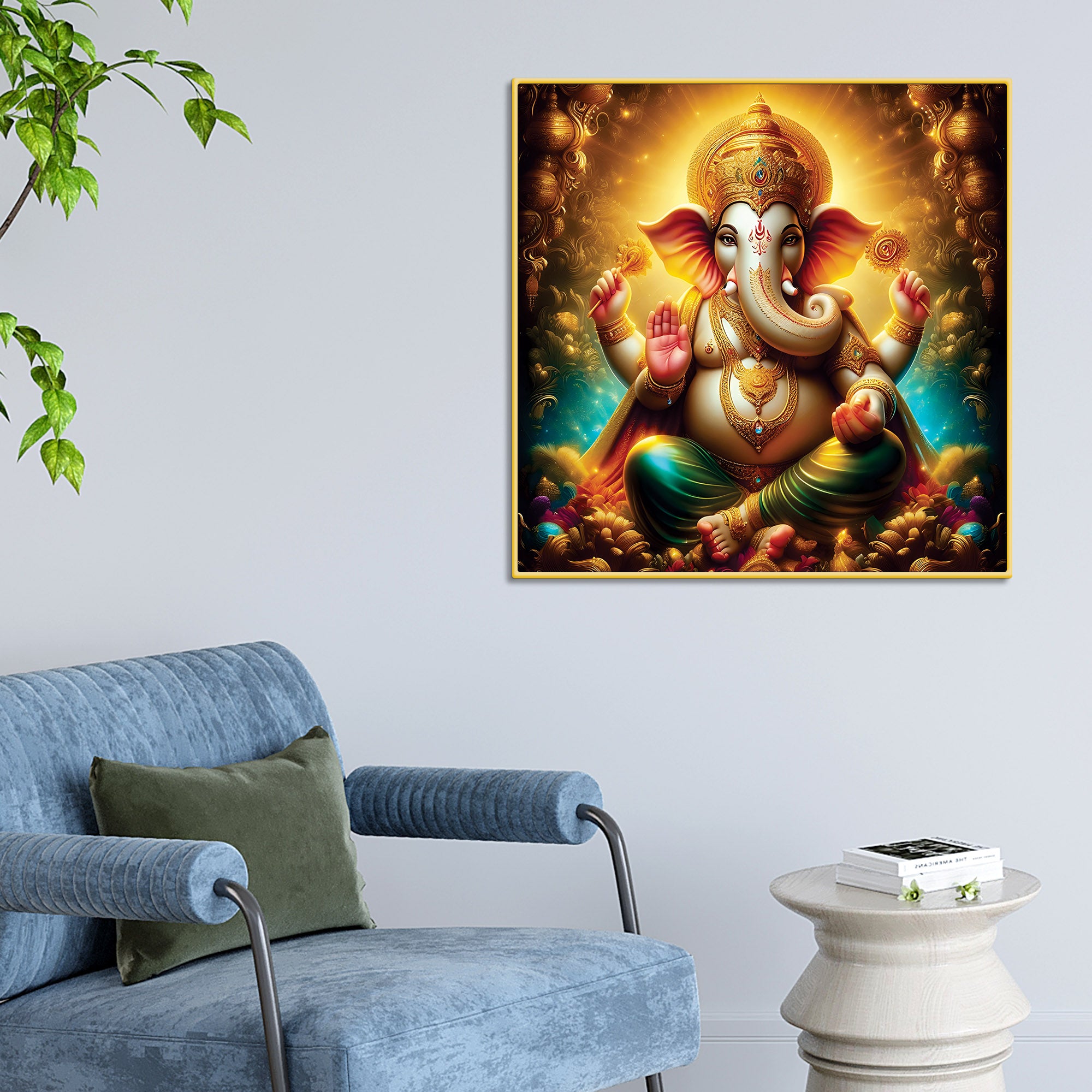 classic-ganpati-bappa-god-wall-painting