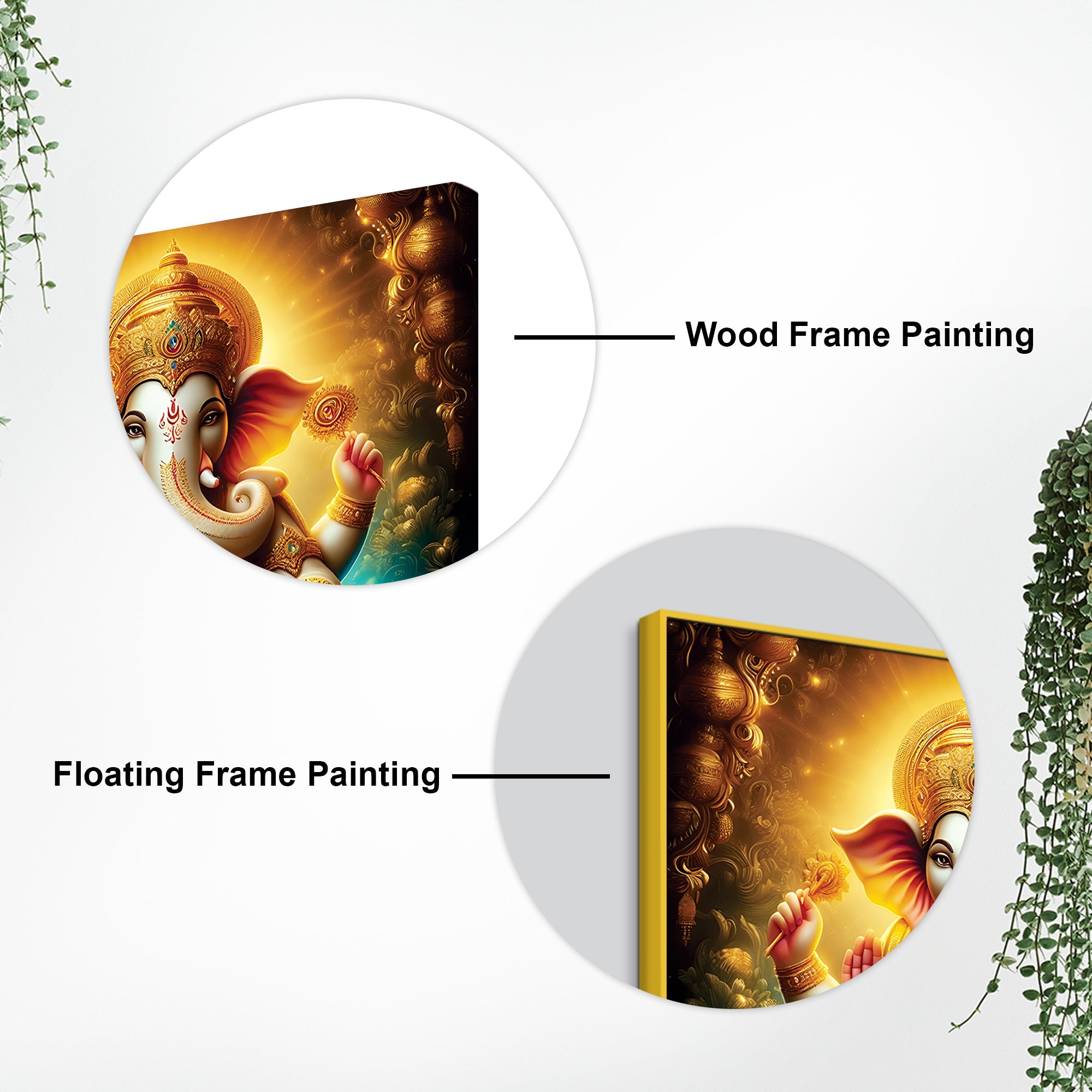 Classic Ganpati Bappa God Wall Painting