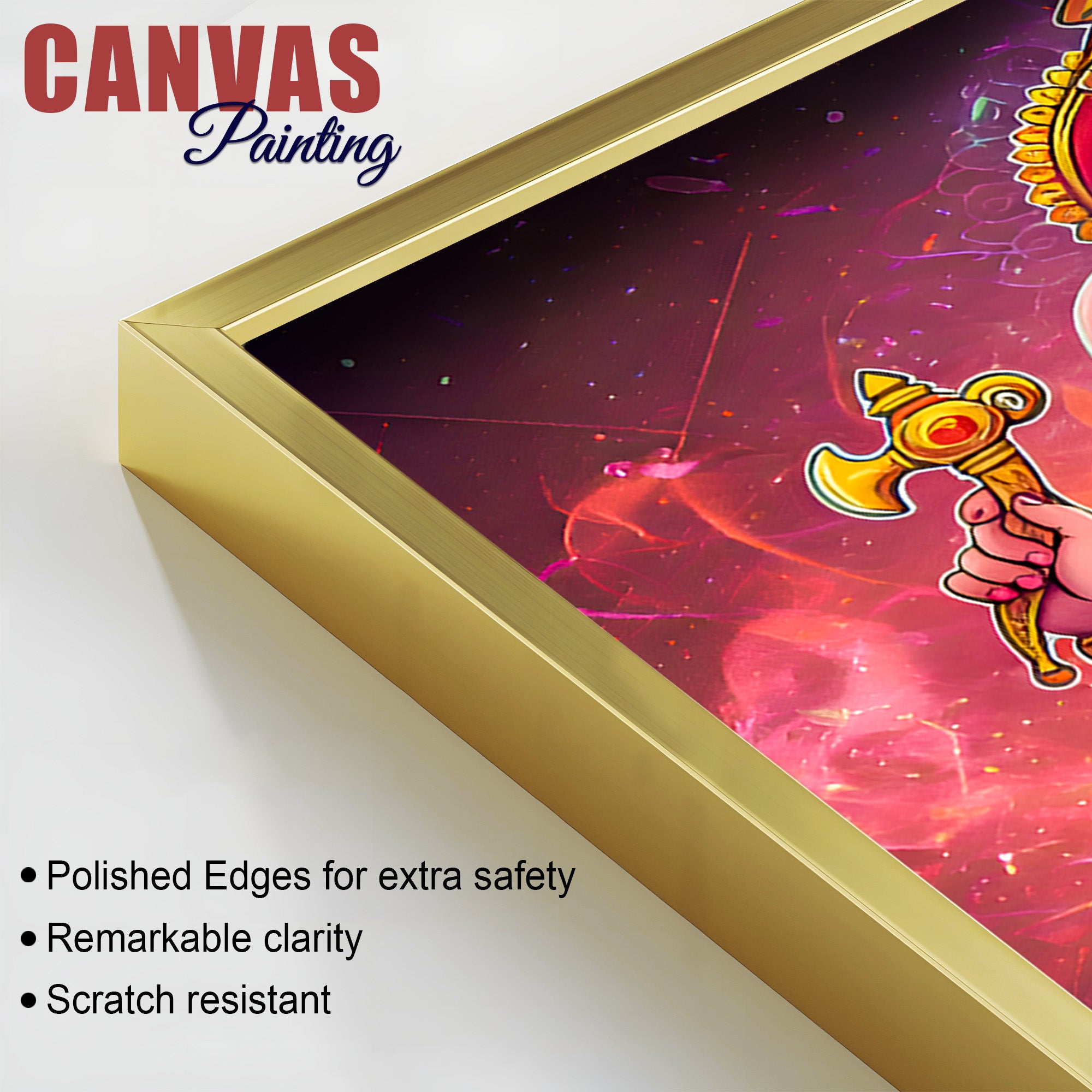 Classic Ganpati Bappa Painting for Living Room Decor