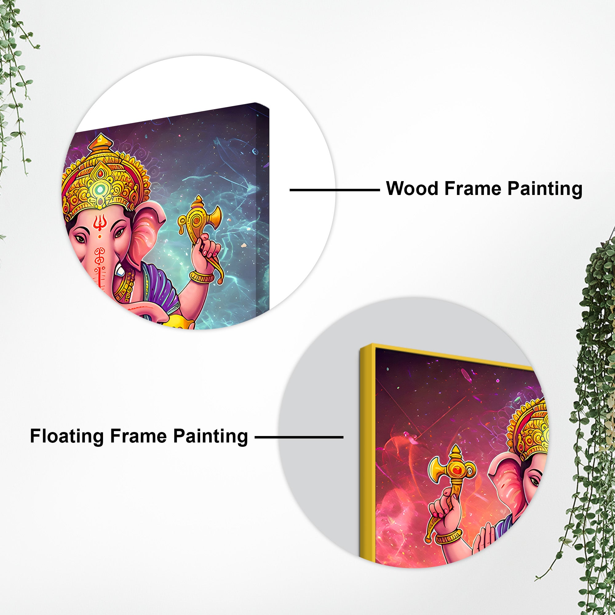 Classic Ganpati Bappa Painting for Living Room Decor