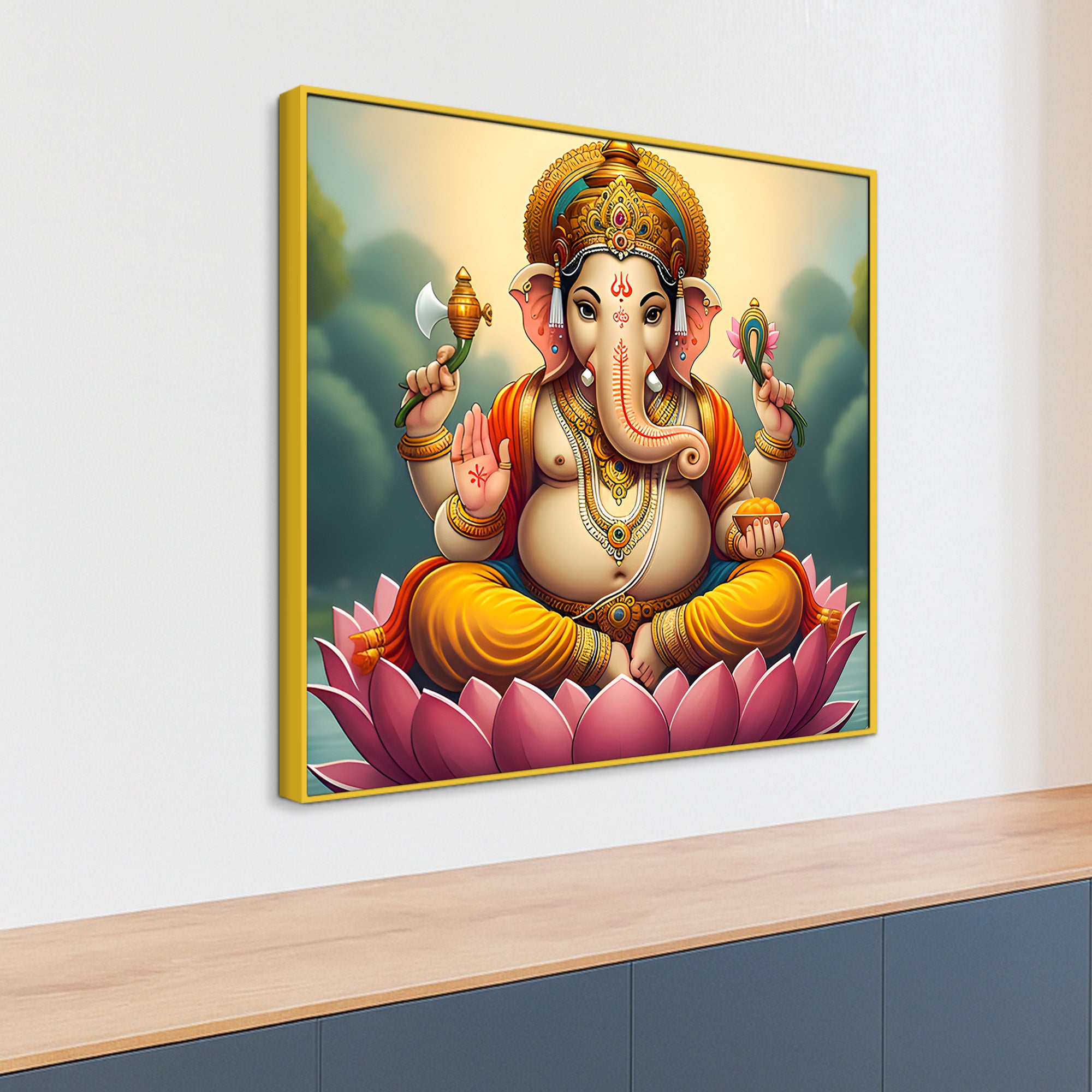 Classic Ganpati Bappa Wall Painting