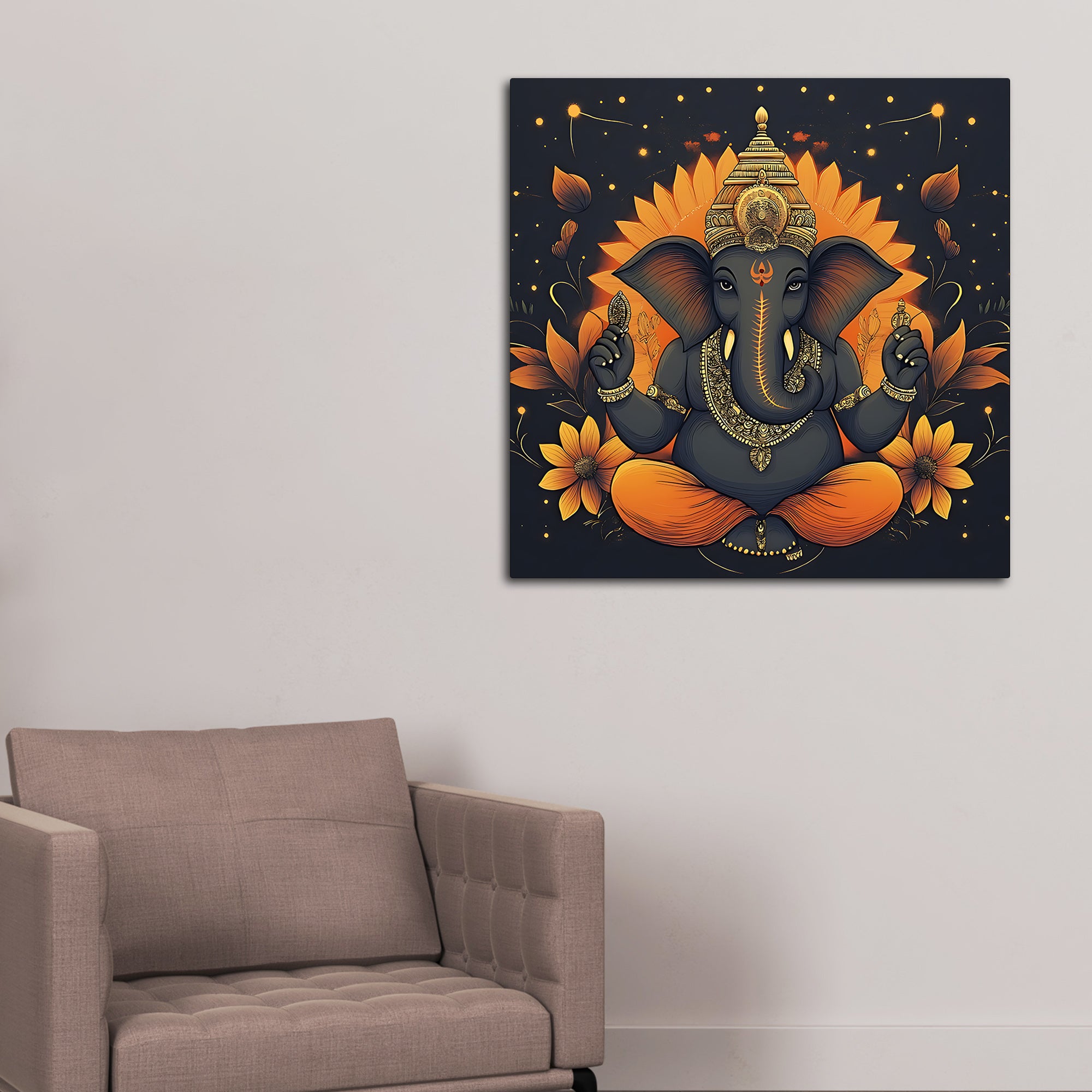 Classic Ganpati Painting Home & Office Décor