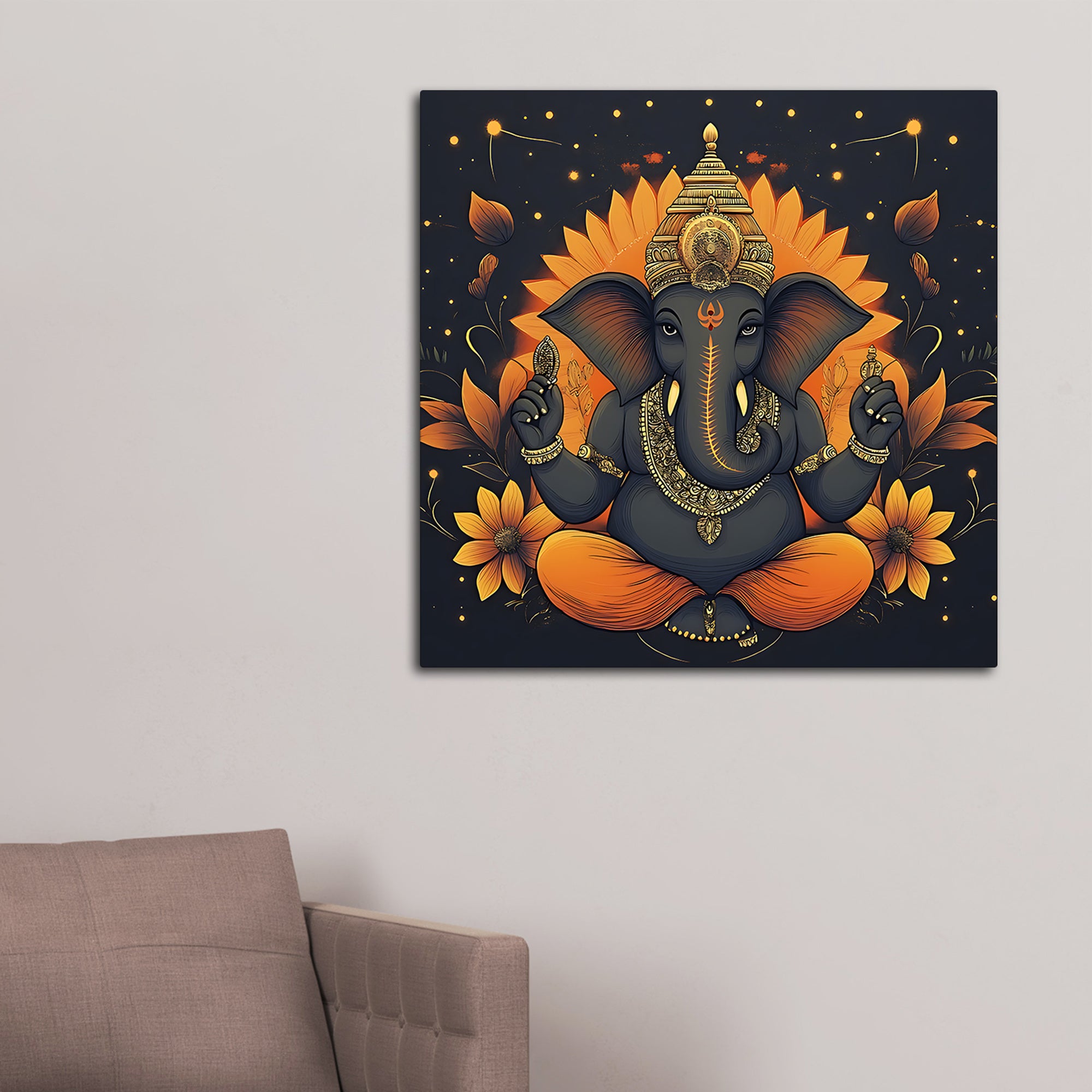 Classic Ganpati Painting Home & Office Décor