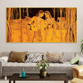 Classic Golden Tone Radha Krishna Pichwai Wall Painting