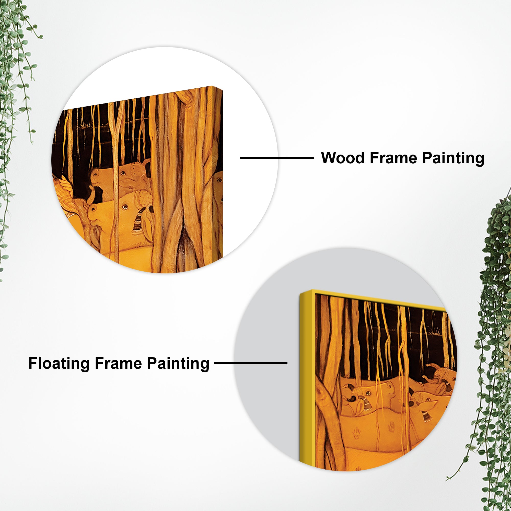 Classic Golden Tone Radha Krishna Pichwai Wall Painting