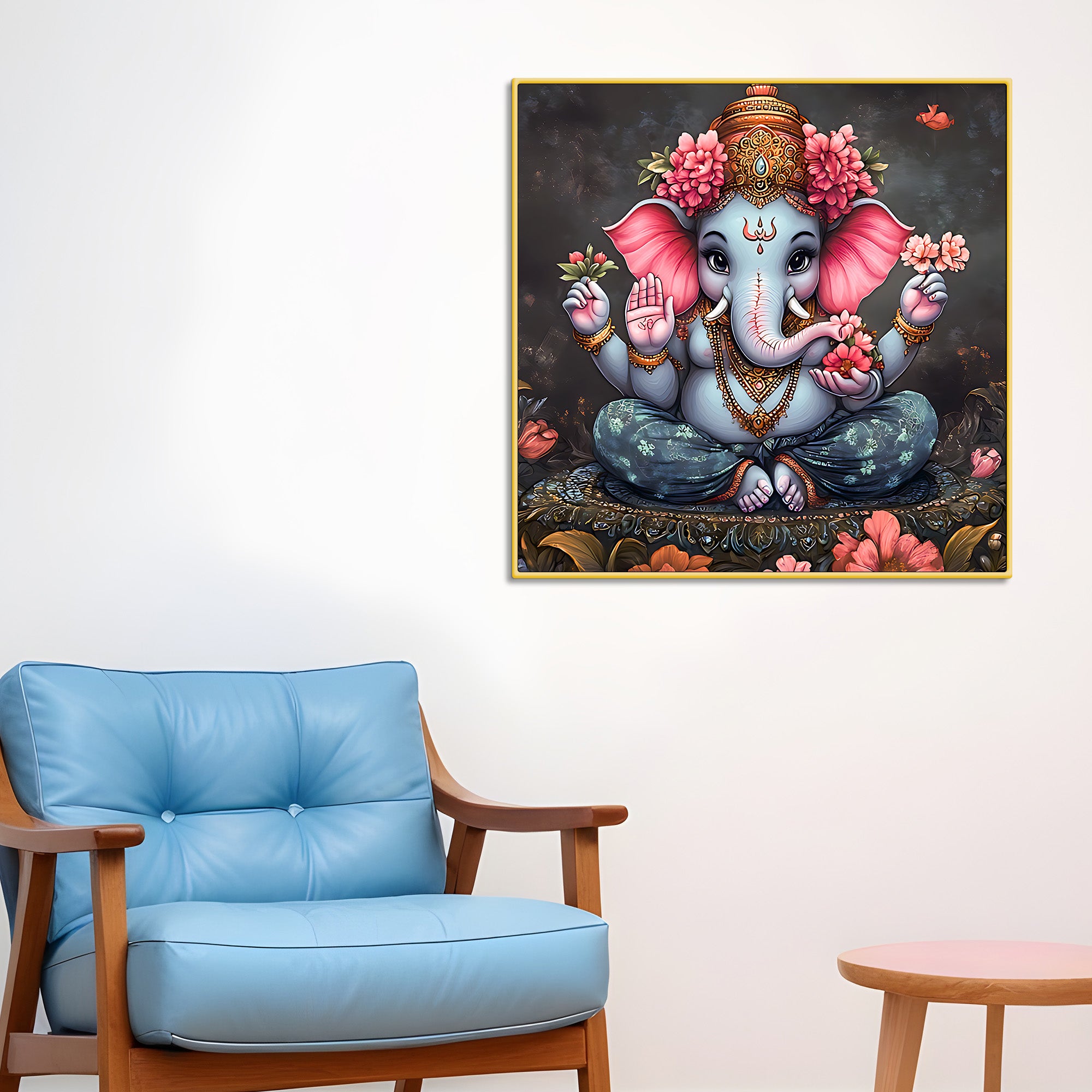 Classic Hindu God Ganpati Wall Painting