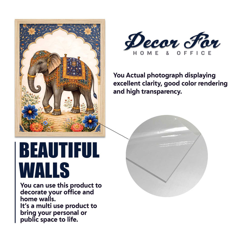 Classic Indian Royal Decor Wall Frame Set of Four