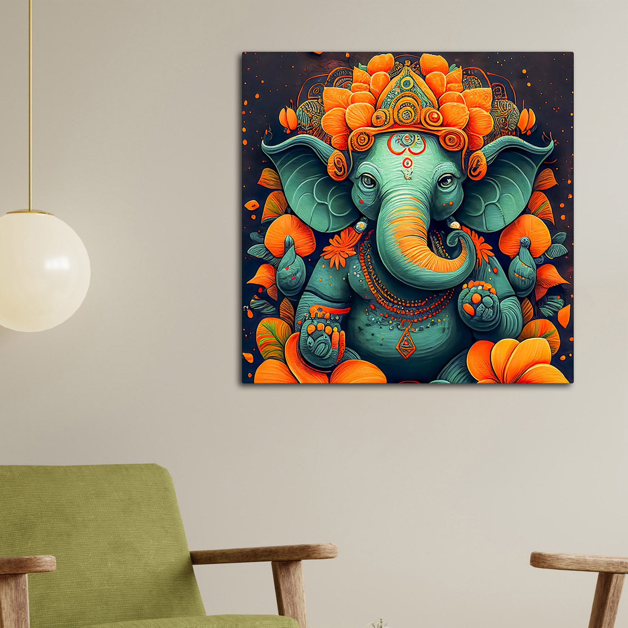 Classic Lord Ganesh Ji Painting