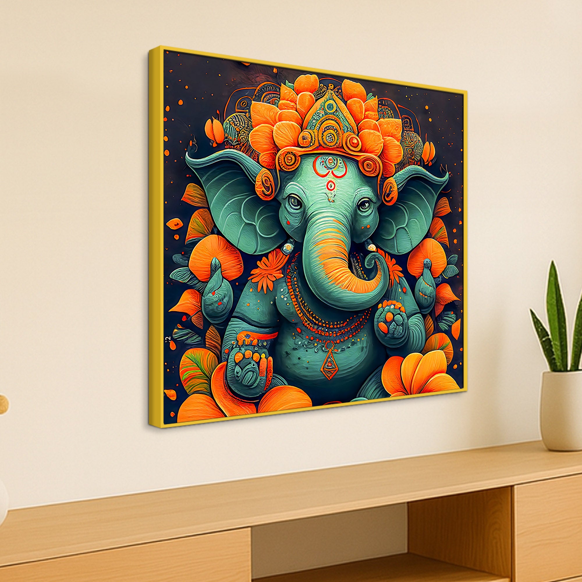 Classic Lord Ganesh Ji Painting