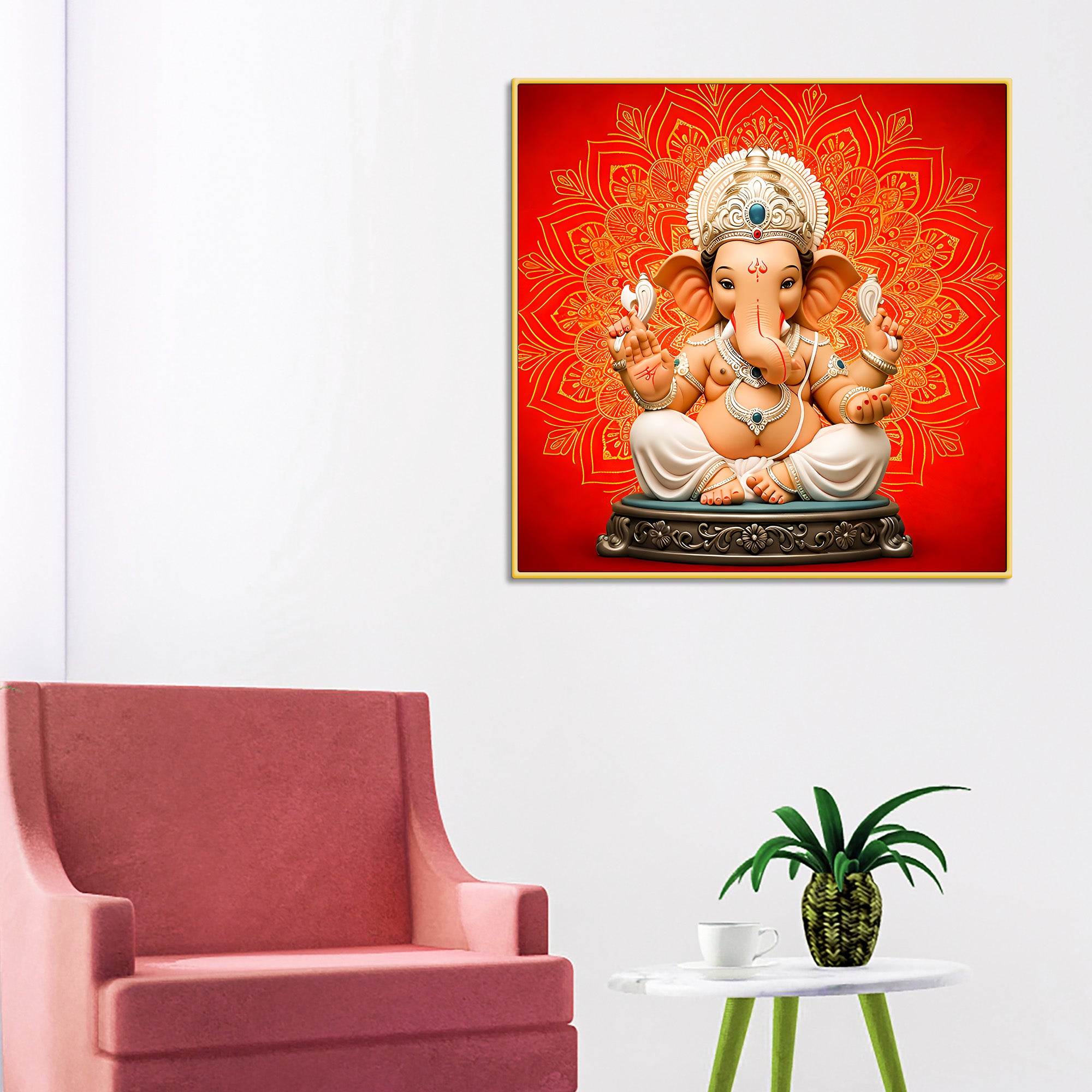 classic-lord-ganpati-bappa-wall-painting