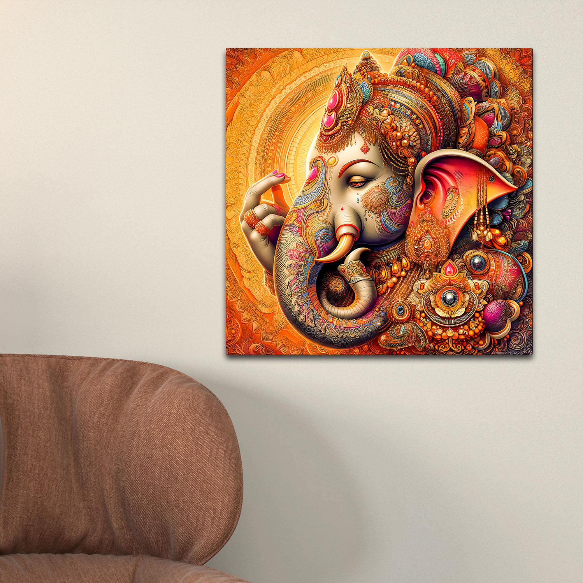 Classic Lord Ganpati Wall Painting