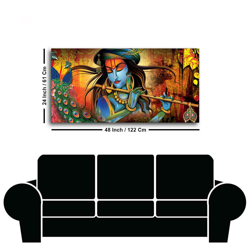 Classic Lord Krishna Premium Wall Painting