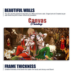 Classic Lord Radha Krishna Premium Wall Painting