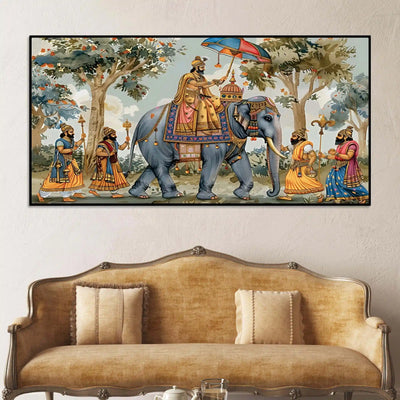 classic-maharaja-elephant-ride-canvas-painting