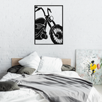 Classic Motorcycle Metal Wall Hanging for Wall Decoration