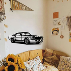 Classic Muscle Car Metal Wall Art | Car Wall Decor