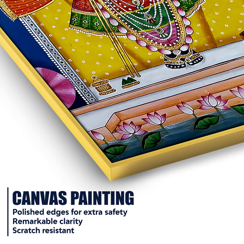 Classic Nathdwara Lord Shrinath Ji Pichwai Canvas Wall Painting