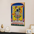Classic Nathdwara Lord Shrinath Ji Pichwai Canvas Wall Painting