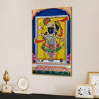 Classic Nathdwara Lord Shrinath Ji Pichwai Canvas Wall Painting
