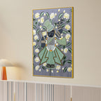 Classic Nathdwara Shrinath Ji Krishna Lotus Pichwai Canvas Wall Painting