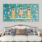 Classic Nathdwara Shrinathji Pichwai Painting on Canvas – Spiritual Decor