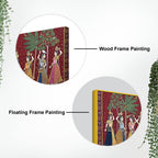 Classic Nathdwara Style Shri Krishna Raas Leela Pichwai Canvas Wall Painting