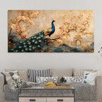 Classic Peacock Canvas Wall Art Painting