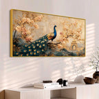 Classic Peacock Canvas Wall Art Painting