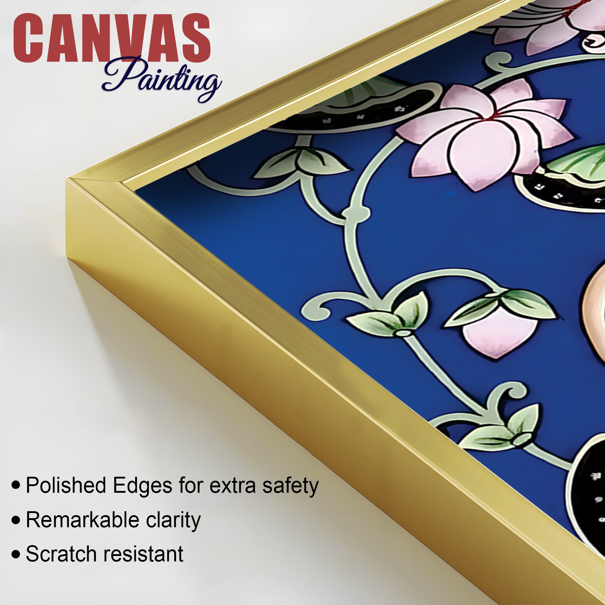 Classic Pichwai Cow Calf Painting on Canvas | Indian Wall Décor