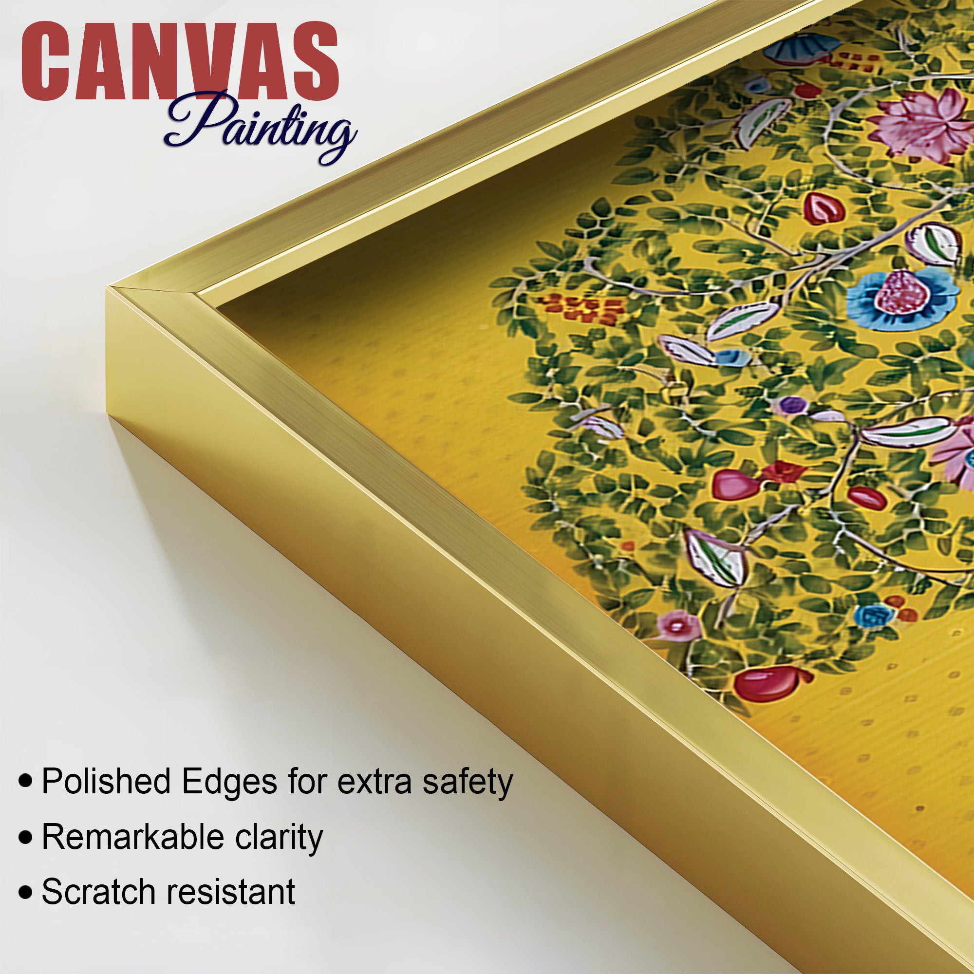 Classic Pichwai Painting on Canvas for Pooja Room & Living Room