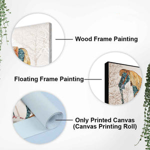 Classic Premium Quality Wall Painting of Patterned Horse