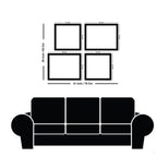 Classic Royal Mughal Wall Art Frame Set of 4