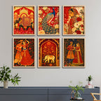 Classic Royal Theme Decorative Wall Frame Set of Six