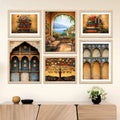 Classic Rustic Wall Art Frame Set of 6