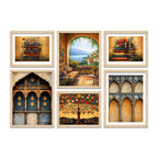 Classic Rustic Wall Art Frame Set of 6