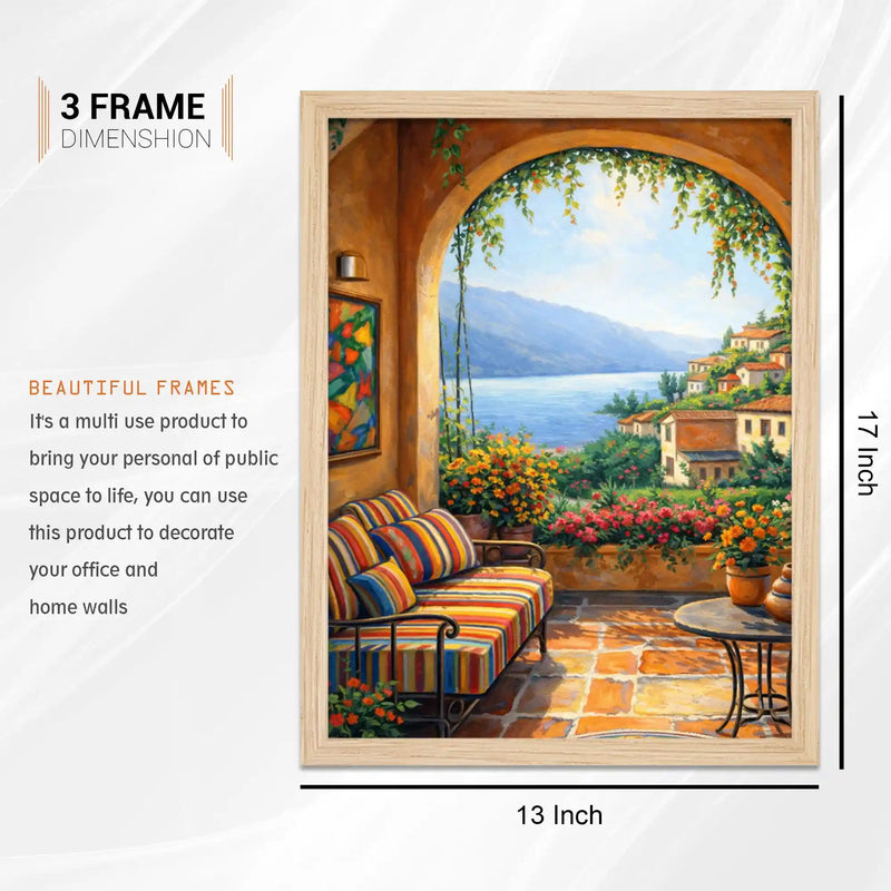 Classic Rustic Wall Art Frame Set of 6