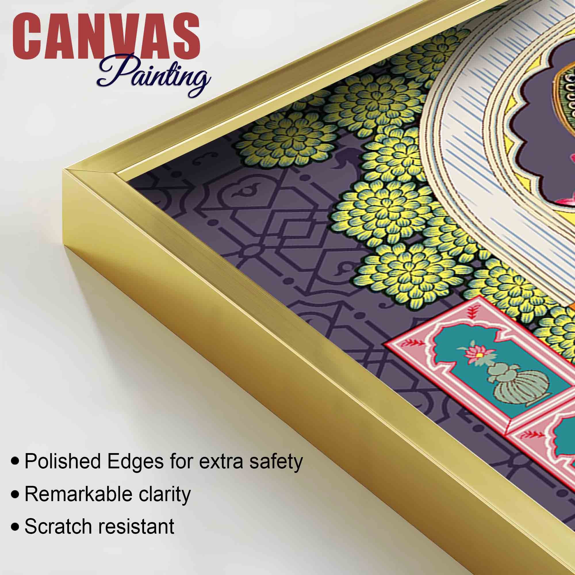 Classic Shrinathji Pichwai Painting on Canvas| Office & Home Décor