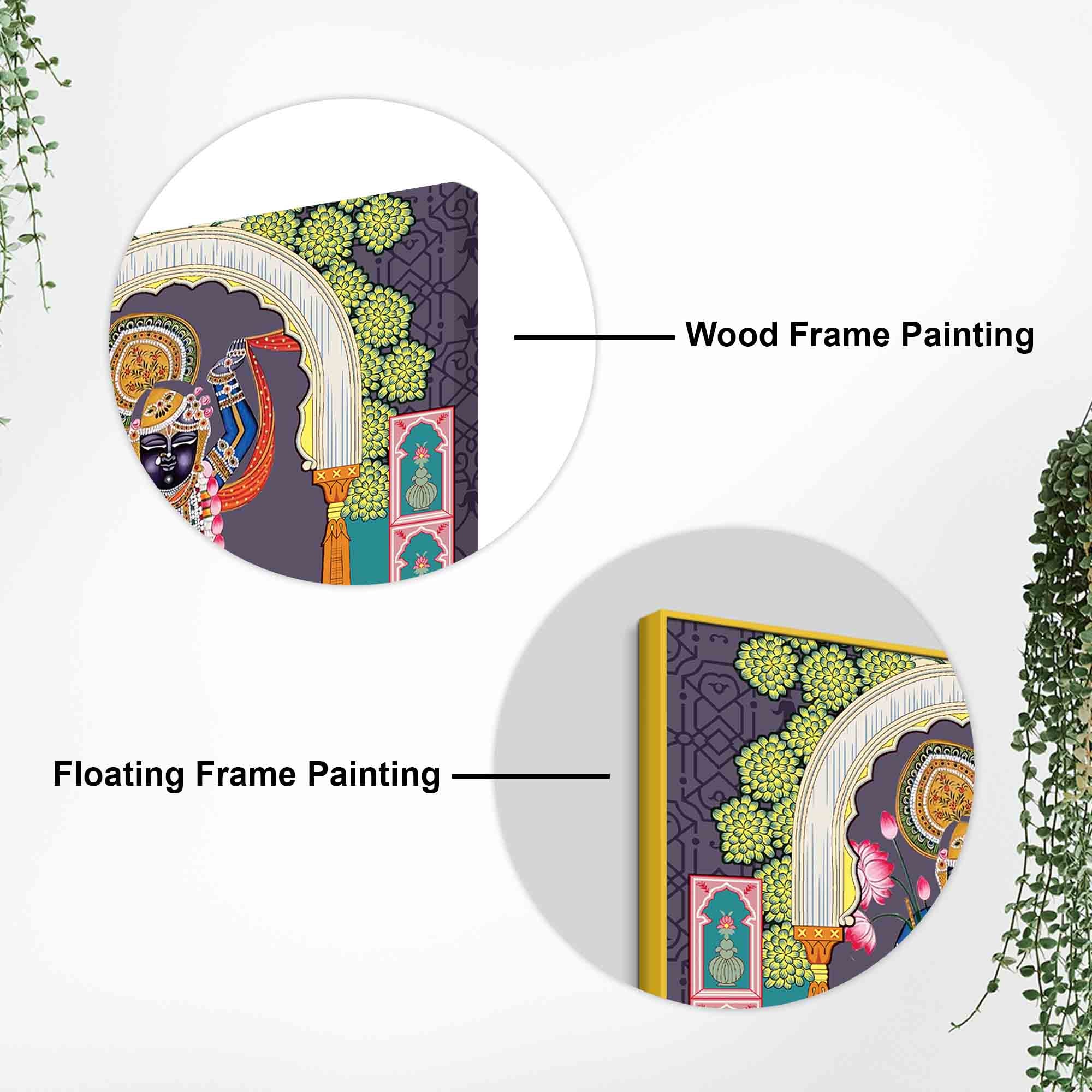 Classic Shrinathji Pichwai Painting on Canvas| Office & Home Décor