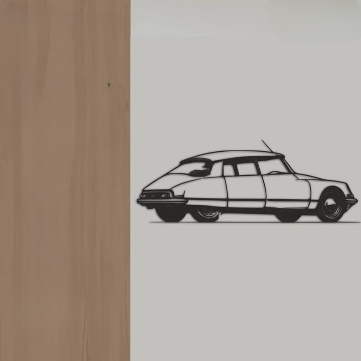Classic Vintage Car Metal Wall Art for Home & Office