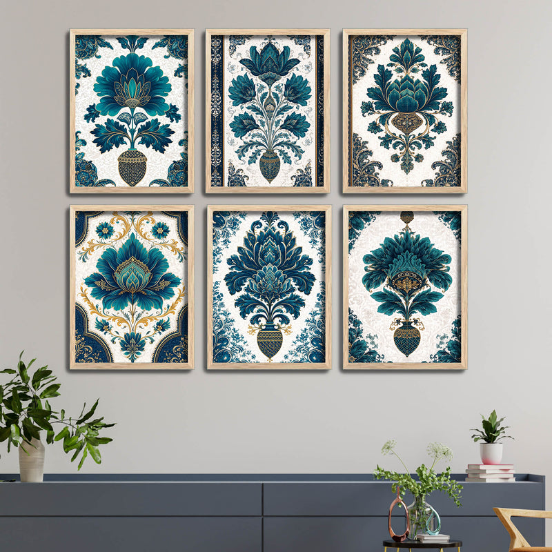 Classic Wall Frame Set of Six for Luxury Living Room Décor