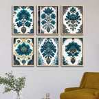 Classic Wall Frame Set of Six for Luxury Living Room Décor