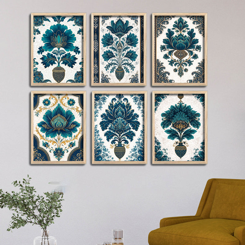 Classic Wall Frame Set of Six for Luxury Living Room Décor