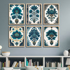 Classic Wall Frame Set of Six for Luxury Living Room Décor