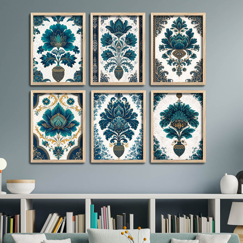 Classic Wall Frame Set of Six for Luxury Living Room Décor